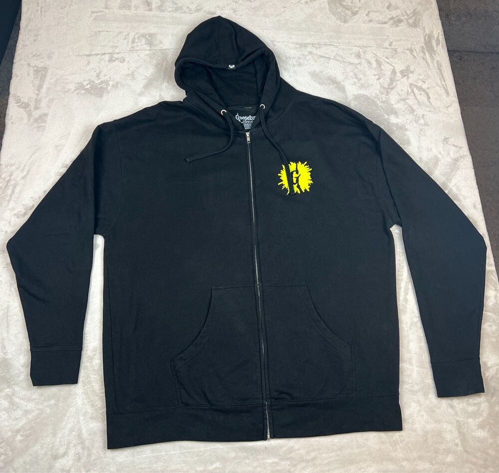 Creepy Co Goosebumps Mens 3XL Hoodie Sweatshirt Halloween Graphic Print Horror